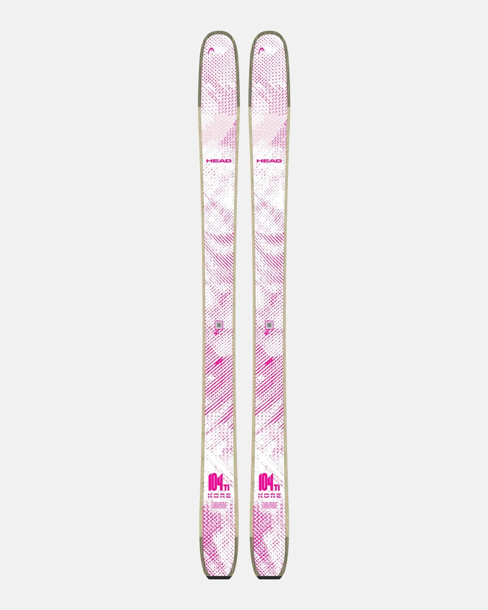 Head KORE 104 Ti W 板面 · 招牌 chevron 涂装