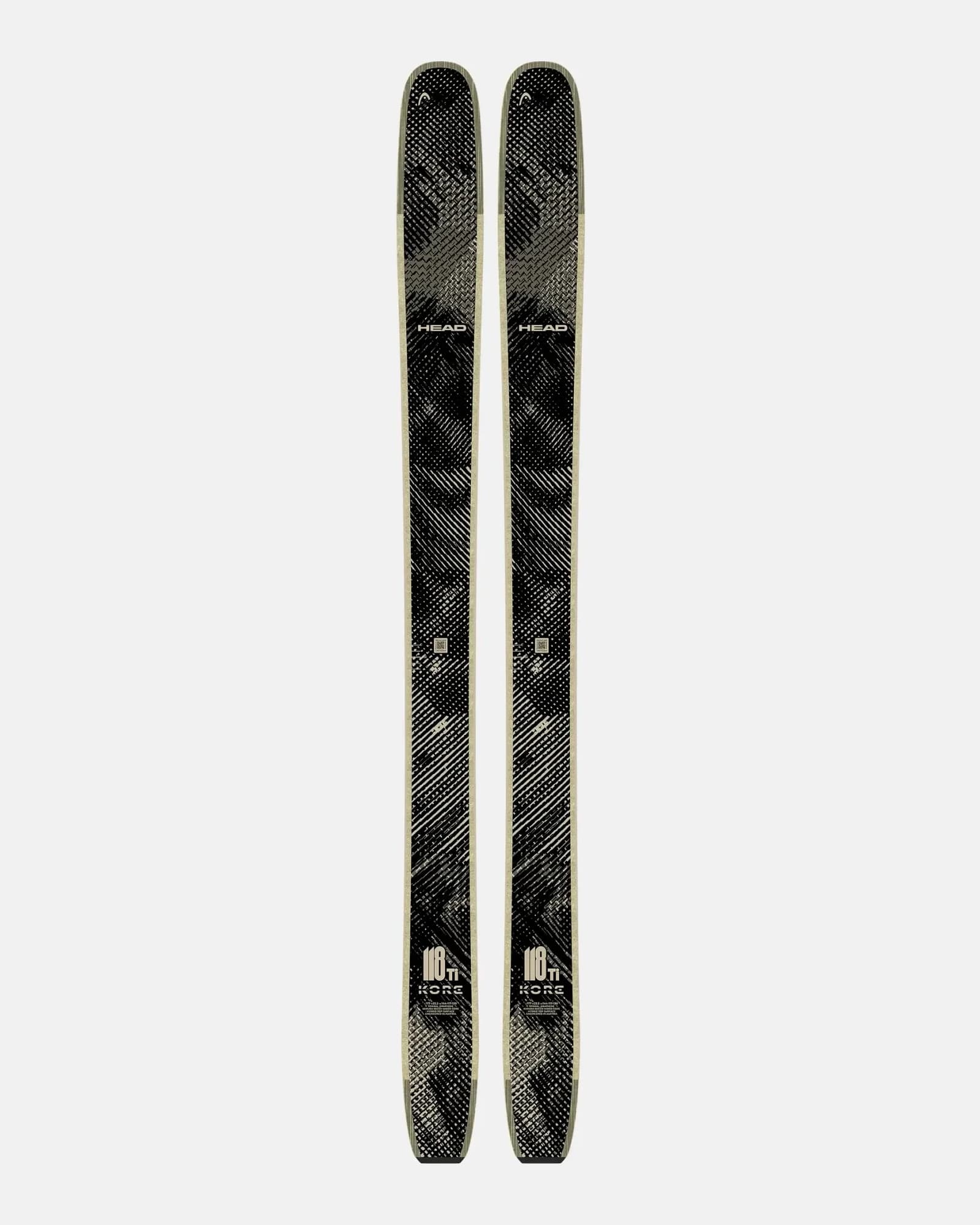 Head KORE 118 Ti 板面 · 招牌 chevron 涂装
