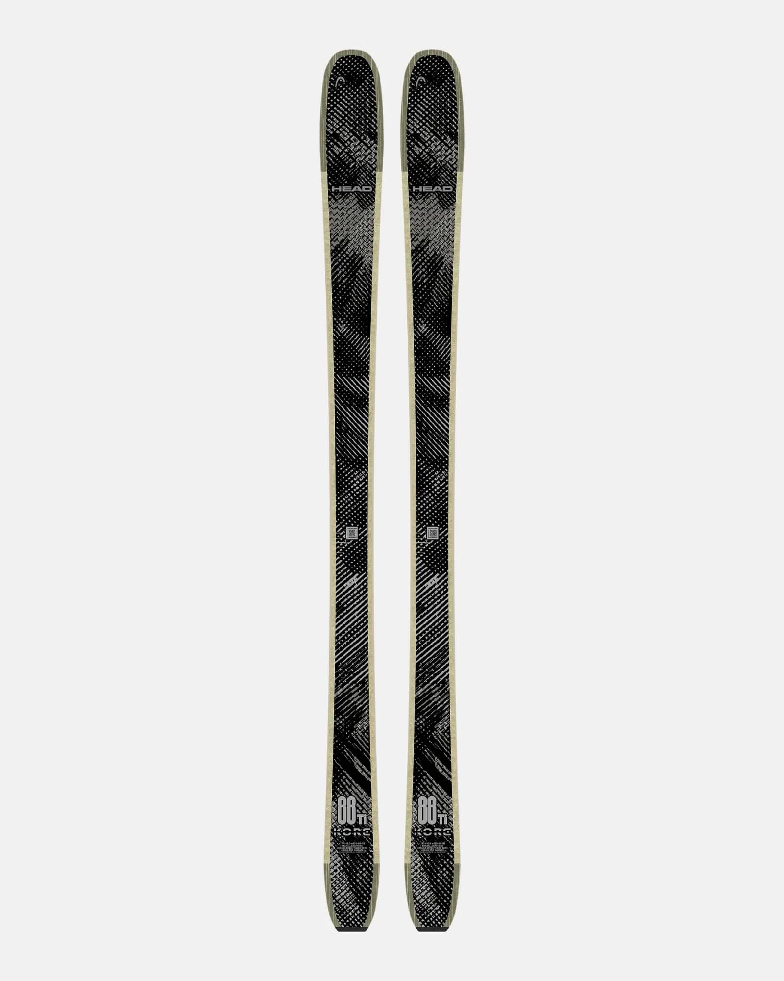 Head KORE 88 Ti 板面 · 招牌 chevron 涂装